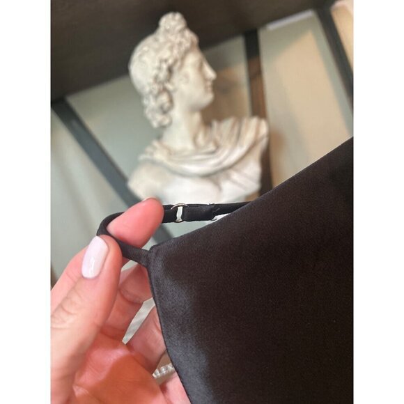 Bec + Bridge Camille Satin Maxi Skirt Black Womens Size 4 - Picture 6 of 8